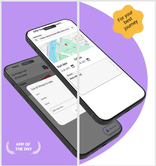 Trip Organizer project screenshot
